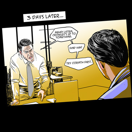 Missing Scientist Mission comic excerpt